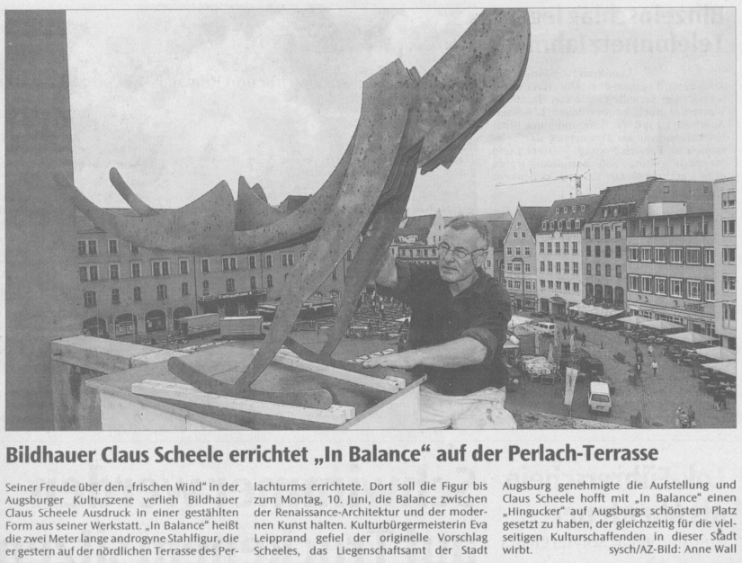 IN BALANCE Presse Augsburger Allgemeine Zeitung 07.06.02